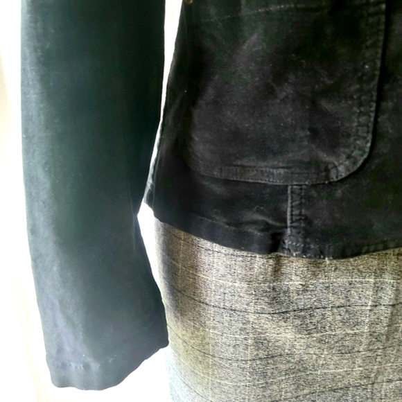 Nevada Petite Suede Rhinestone Button Jacket Size S - Picture 5 of 12